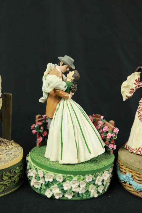 Gone With The Wind Figurines Music Box