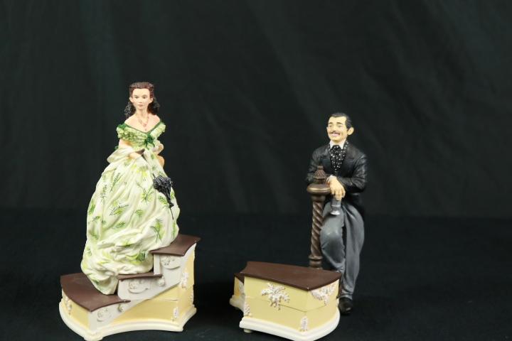 Pair Of Gone With The Wind Figurines