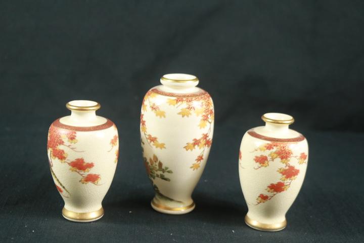 3 Asian Vases