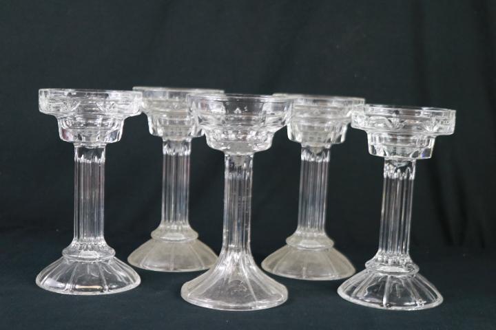 5 Shannon Crystal Candle Holders