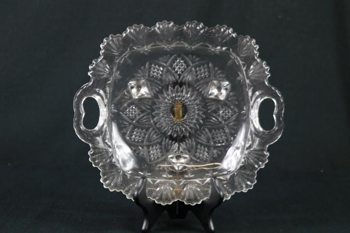 Footed Crystal Plate