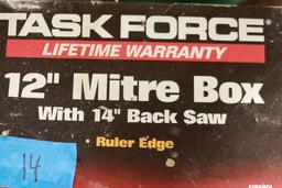 Task Force 12" Mitre Box With Saw