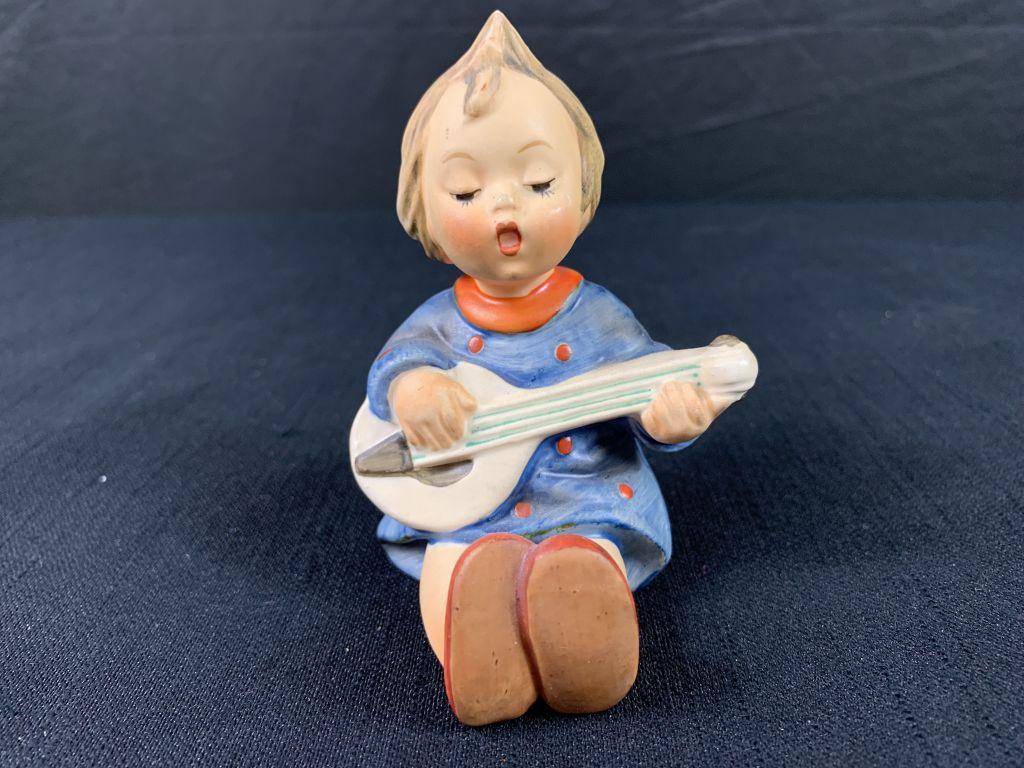 Hummel Figurine little girl playing Banjo