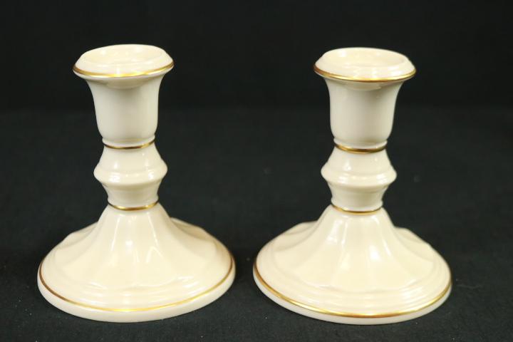 Pair Of Lenox Candlesticks