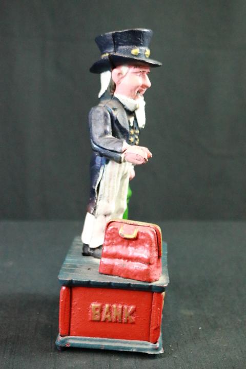 Cast Iron Uncle Sam Bank