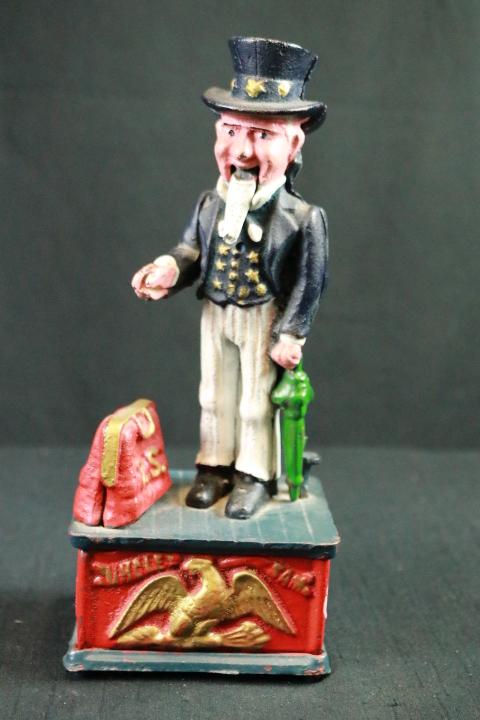 Cast Iron Uncle Sam Bank