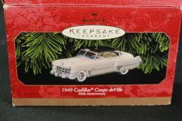 Hallmark 1949 Cadillac Coupe deVille Ceramic Tree Ornament