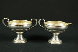 Sterling Silver Creamer & Sugar