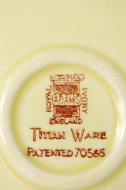 Partial Set Of Adams Royal Ivory Titian Ware