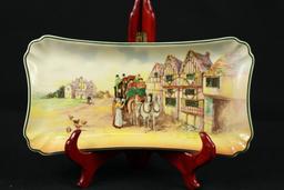 Royal Doulton Old English Coaching Scenes Tray, & Royal Doulton Tray