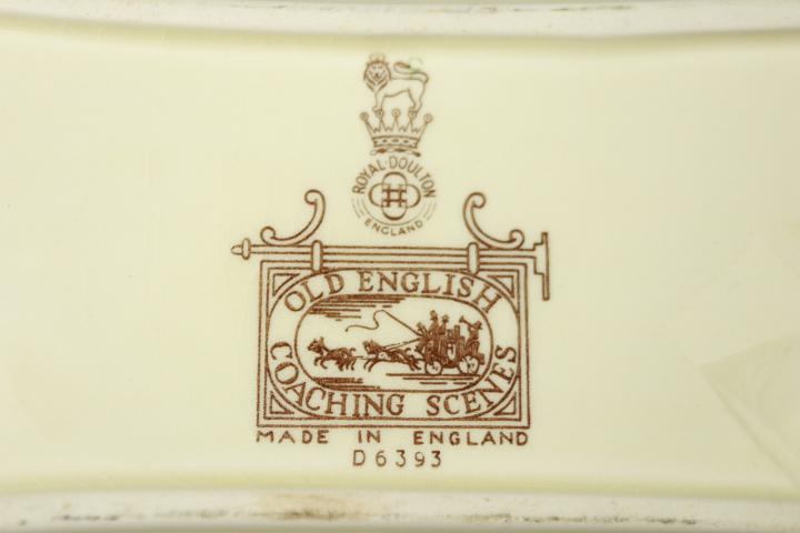 Royal Doulton Old English Coaching Scenes Tray, & Royal Doulton Tray