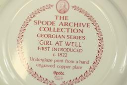 4 Spode Plates