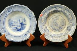 2 Blueware Bowls