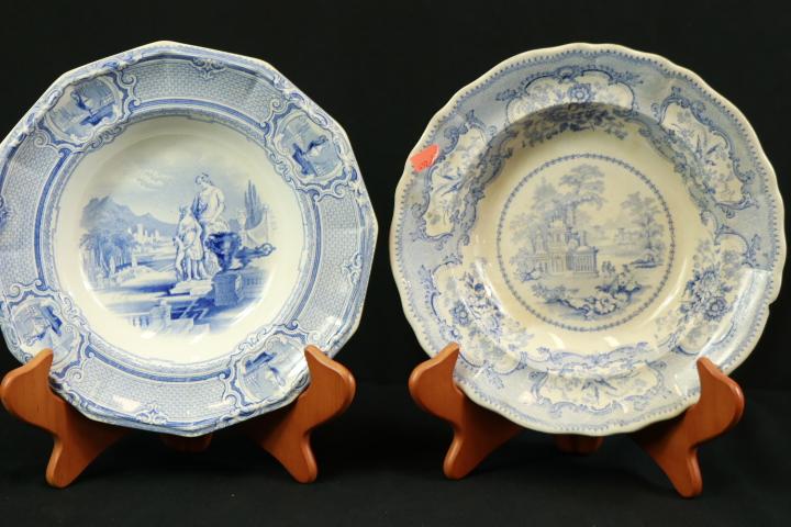2 Blueware Bowls
