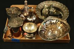 Box of Assorted Silverplate