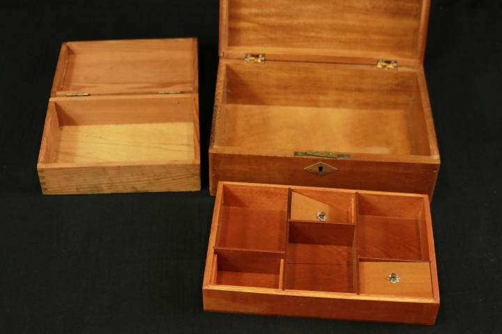 2 Wooden Boxes