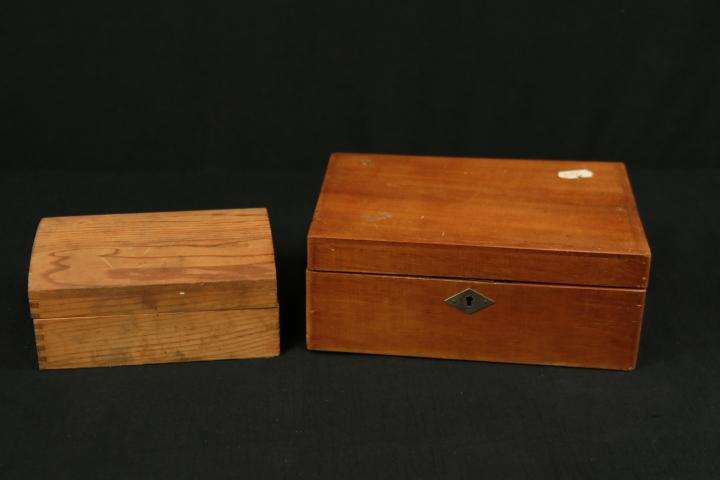 2 Wooden Boxes