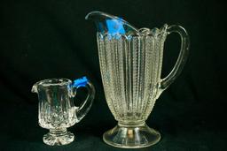 2 Glass Pitchers