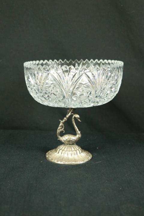 Crystal Pedestal Bowl