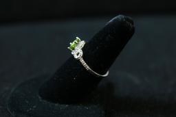 Sterling Silver Ring With Peridot