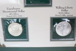 20th Century U.S. Silver Dollar Set