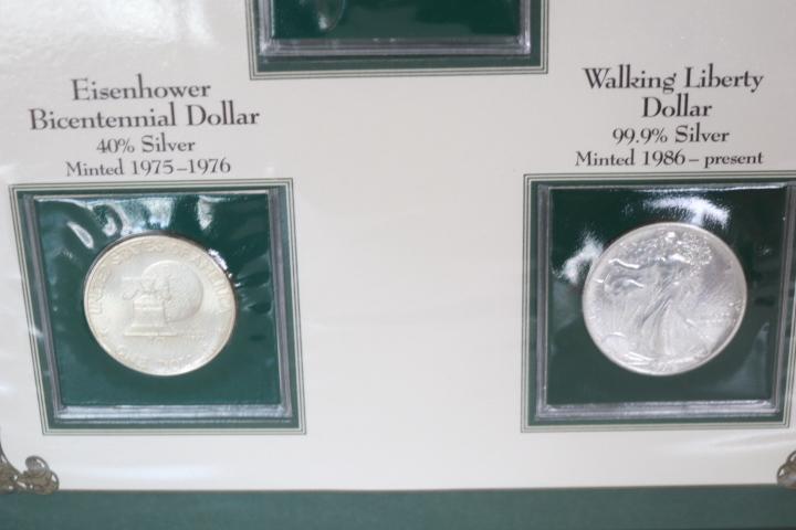 20th Century U.S. Silver Dollar Set