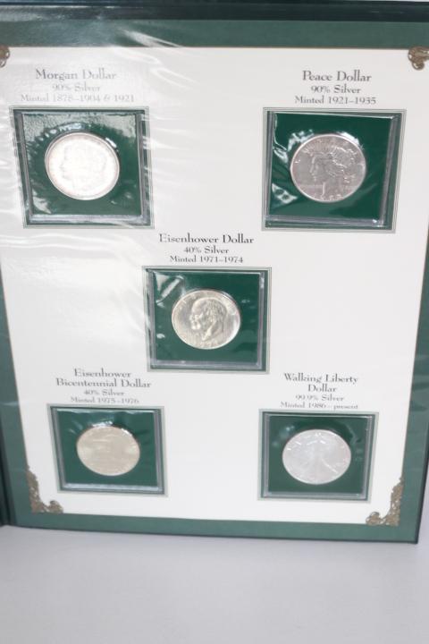 20th Century U.S. Silver Dollar Set