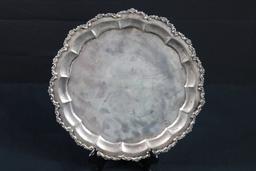 Coin Silver Turkish Military Tray