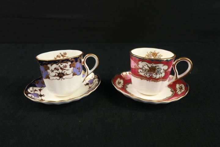 2 Espresso Collection Cups & Saucers