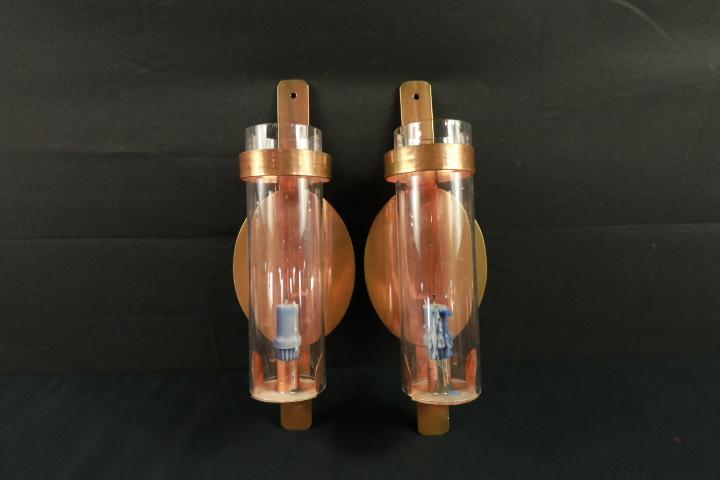 Pair of Copper Wall Sconses