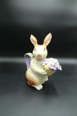 Longaberger Rabbit Pitcher