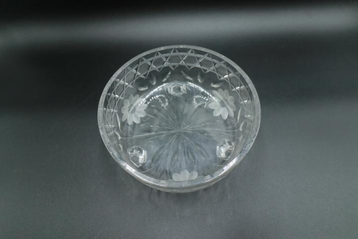 Footed Crystal Bowl