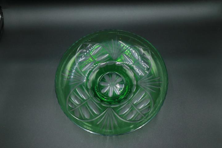 Cut to Clear Glass Bowl