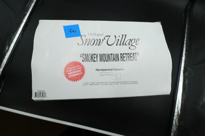 Dept 56 Snow Village -- "Smoky Mountain Retreat"