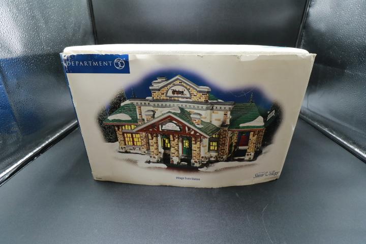 Dept 56 Snow Village -- "Village Train Station"