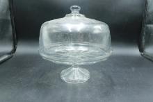 Glass Cake Keeper With Lid