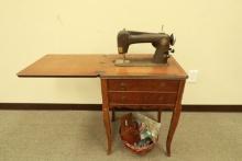 Montgomery Ward Sewing Machine in Case