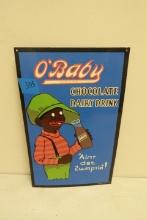O'Baby Chocolate Milk Metal Sign