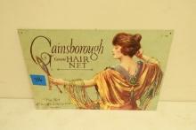 Gainsborough Hair Net Metal Sign
