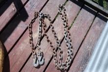13ft Log Chain with 3/8 Hooks