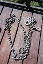 13ft Log Chain with 3/8 Hooks and Slide Hook