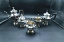 5 Piece Pairpoint Silver Plated Tea Set