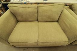 Pair of Olive Love Seats