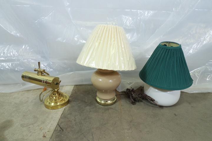 3 Assorted Lamps