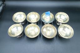 8 Weighted Sterling Silver Dessert Cups