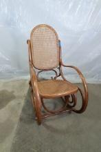 Bentwood Cane Back Rocker