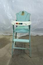 Antique Metal High Chair