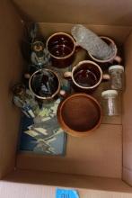 Box of Misc Glassware