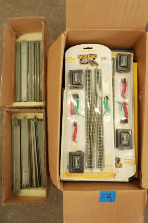 3 Boxes of N Scale Model Railroad Track
