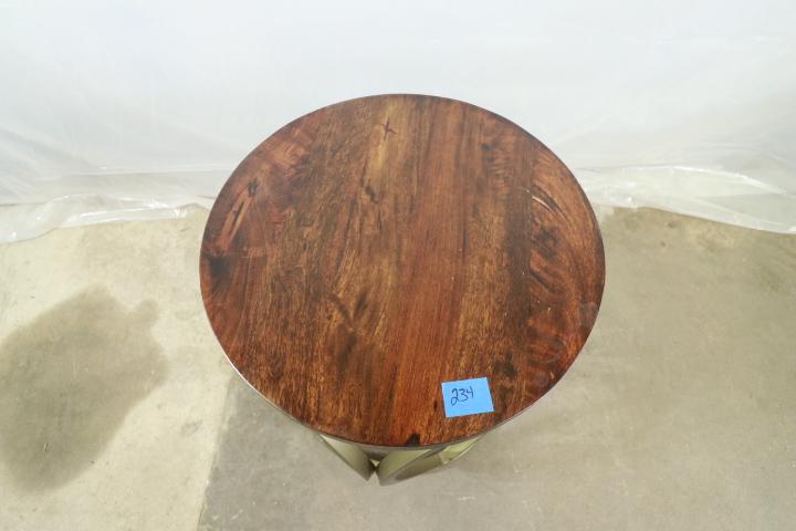 Contemporary Metal & Wood Table